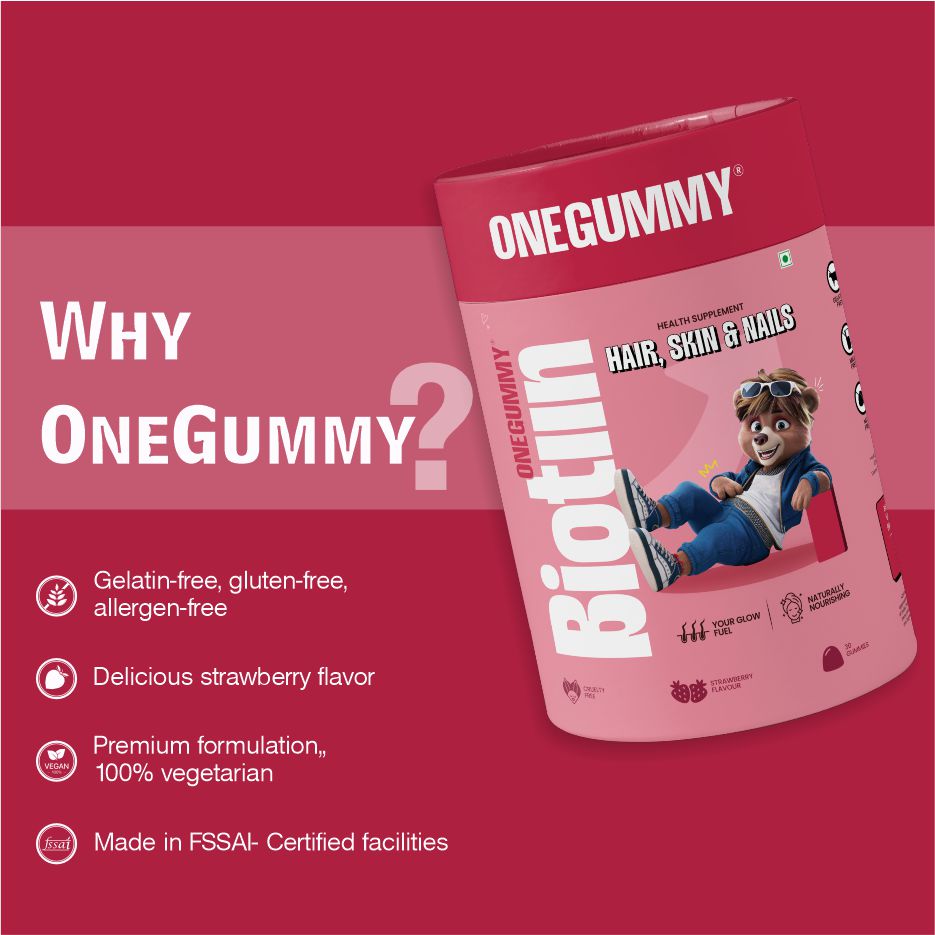 ONEGUMMY-BIOTIN - Hair, Skin & Nails