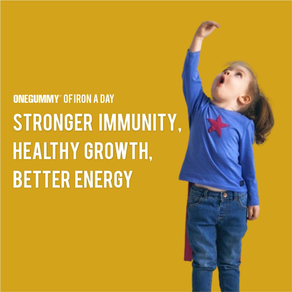 ONEGUMMY IRON KID BIOAVAILABLE IRON