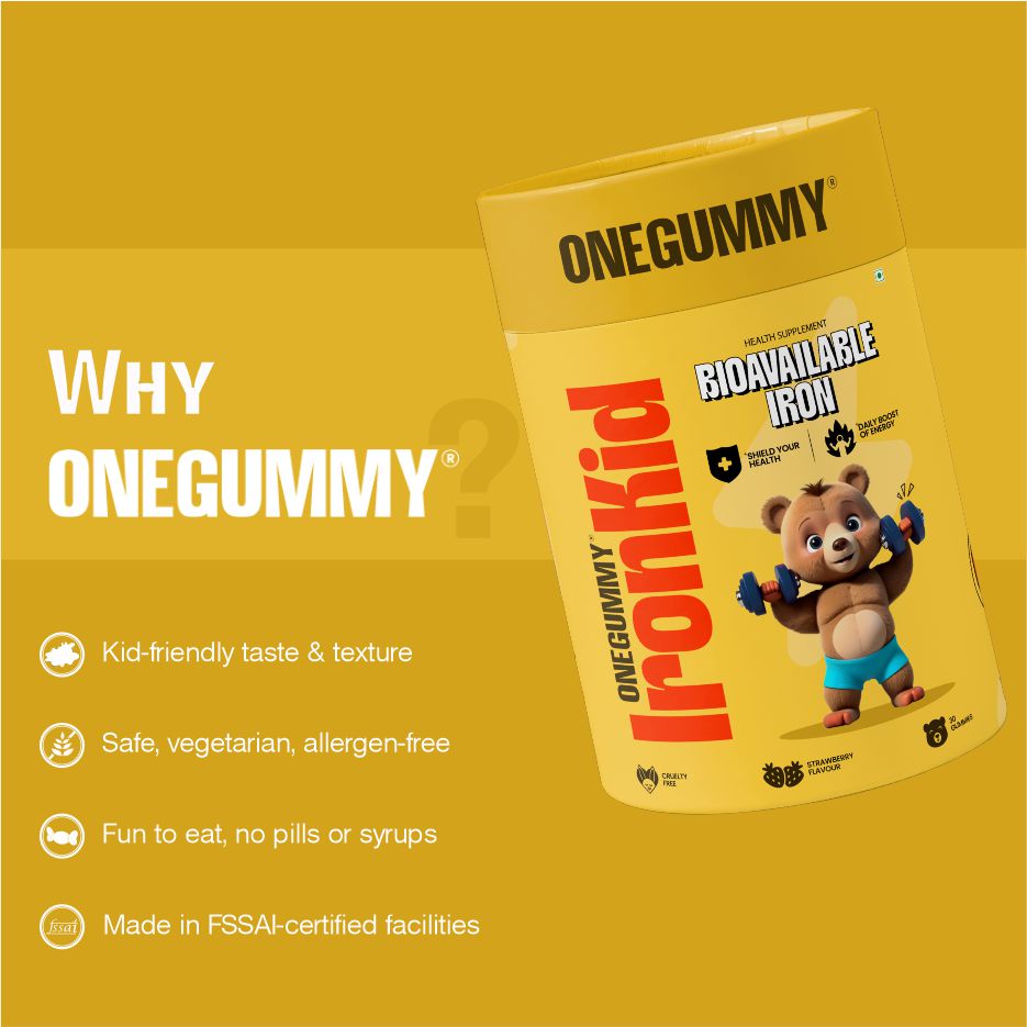 ONEGUMMY IRON KID BIOAVAILABLE IRON