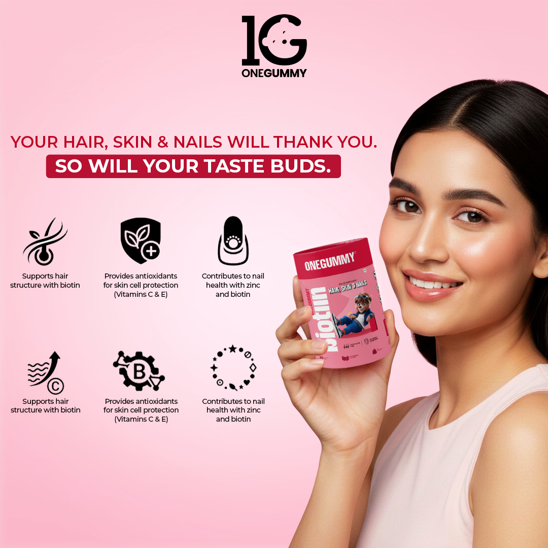ONEGUMMY-BIOTIN - Hair, Skin & Nails