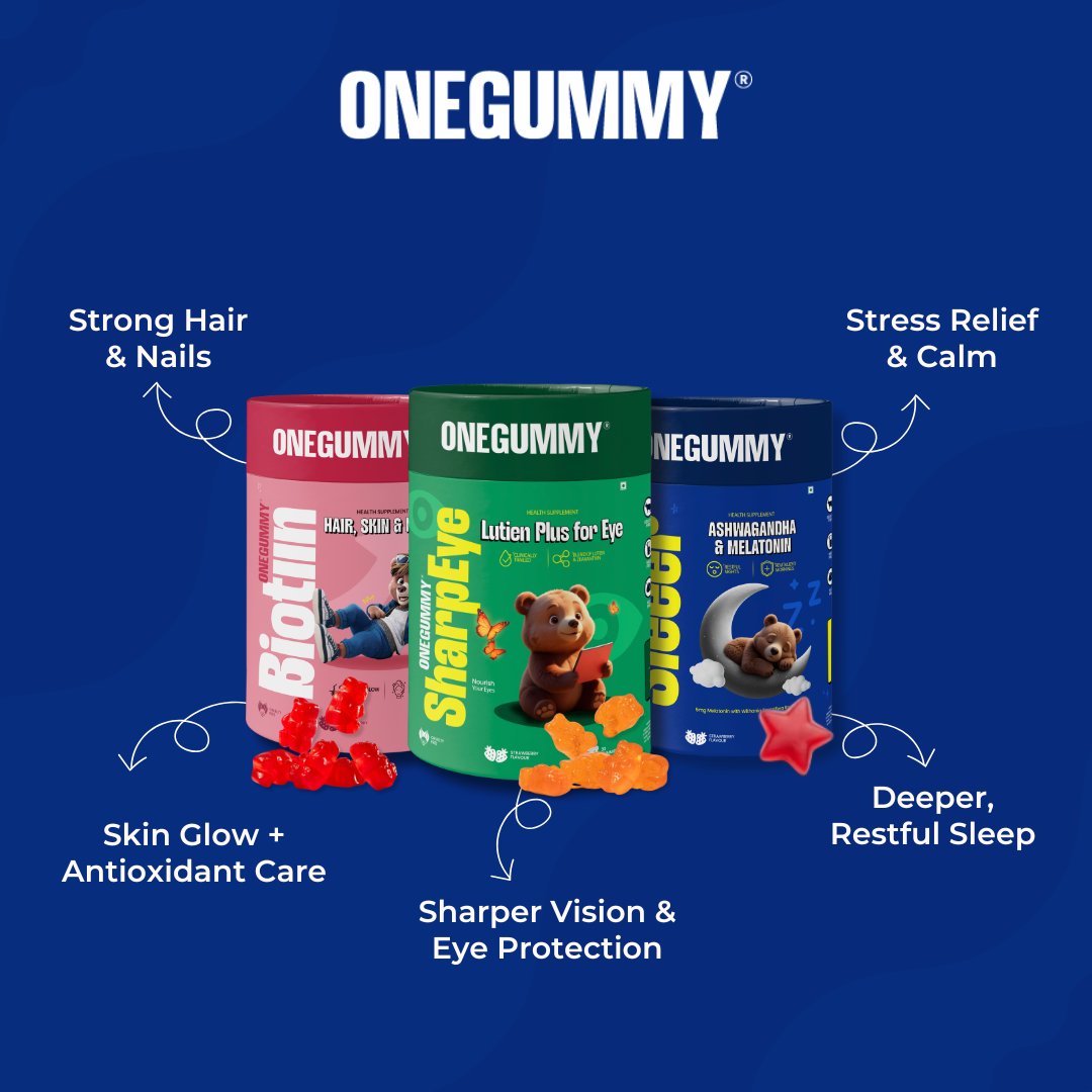 ONEGUMMY Radiance & Recharge Pack of 3