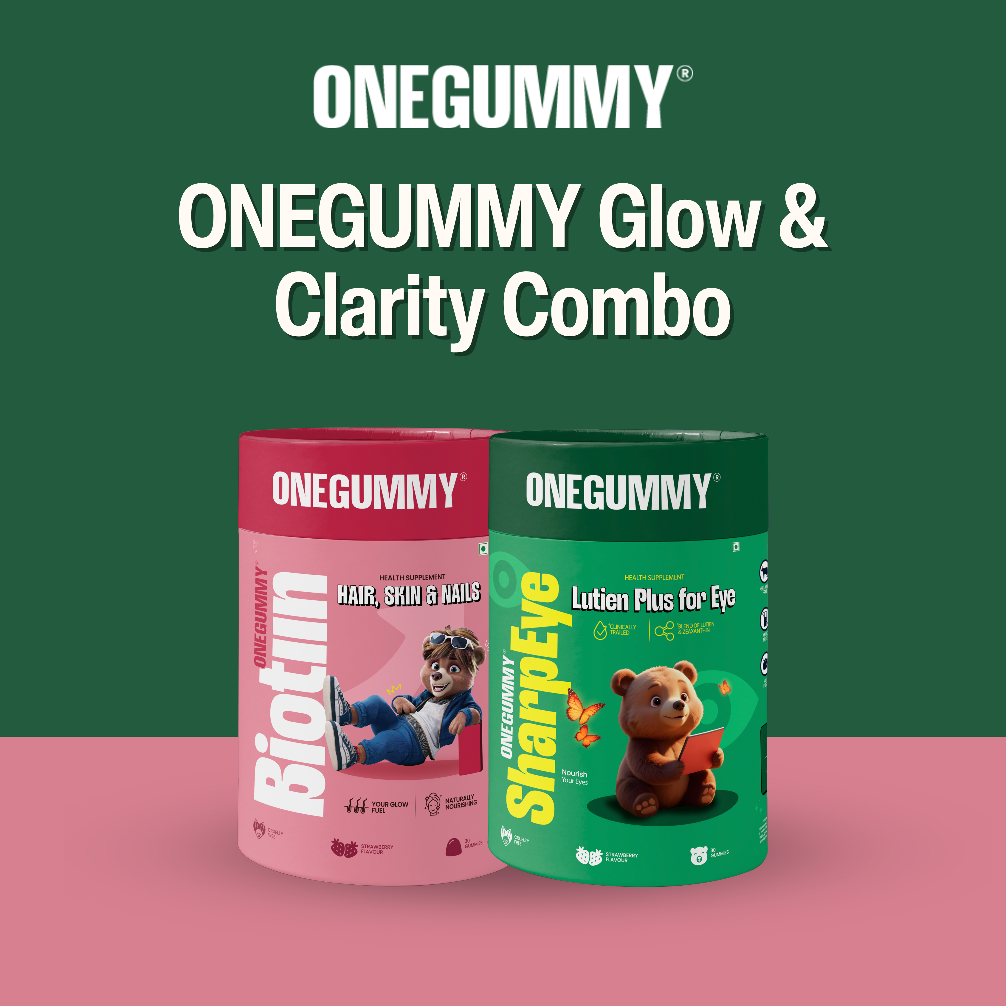 ONEGUMMY Glow & Clarity — Pack of 2