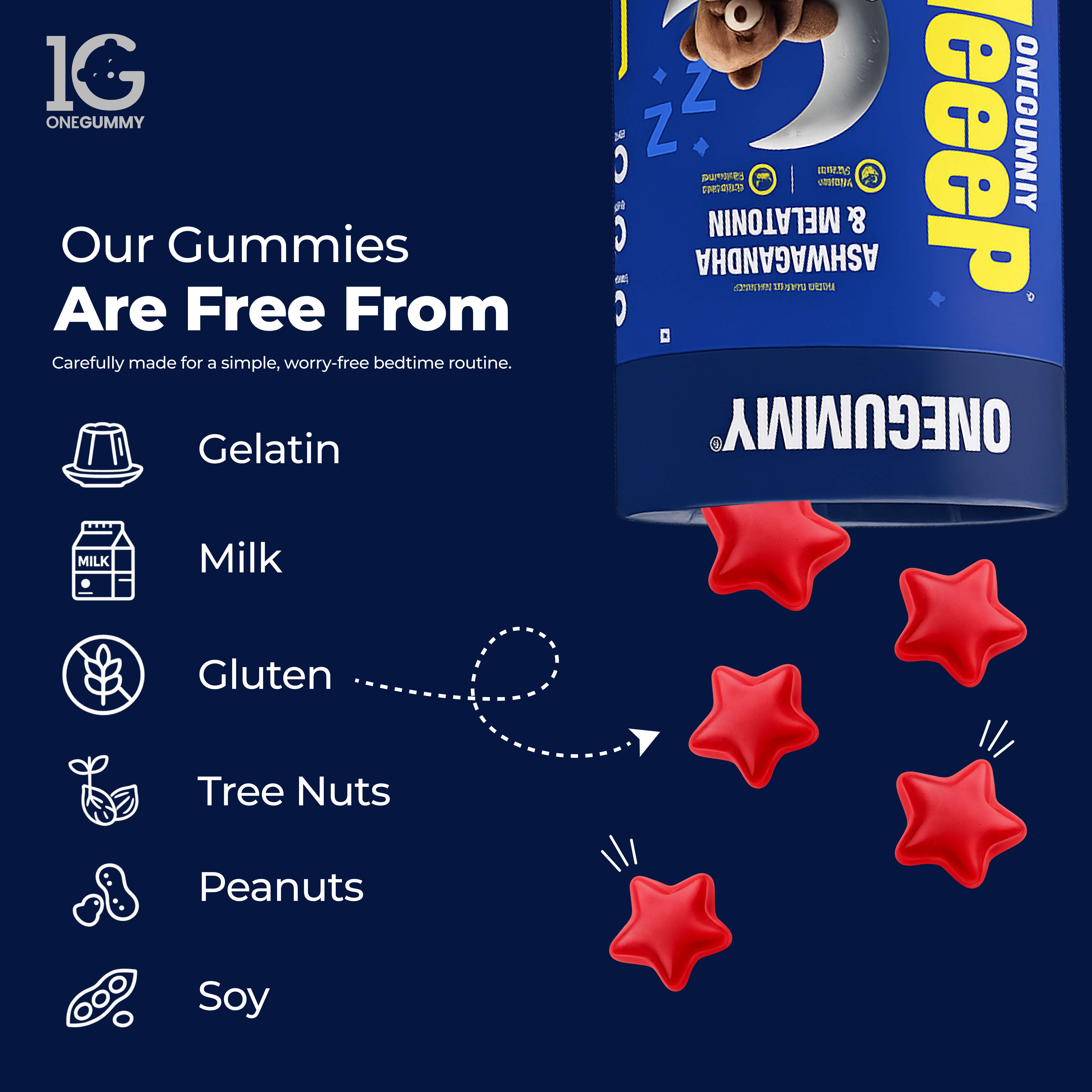 ONEGUMMY SLEEP —  Melatonin + Ashwagandha