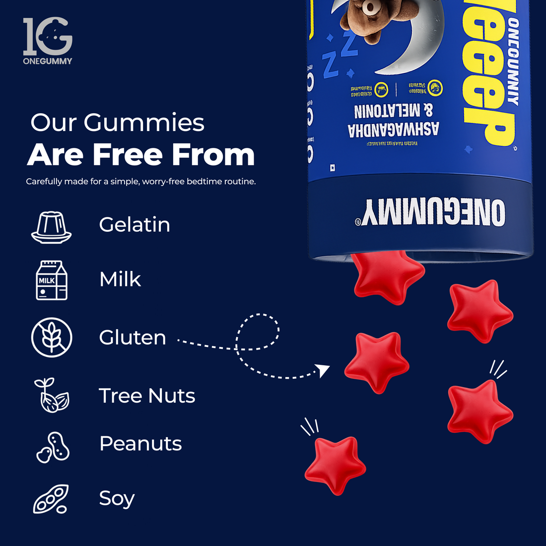 ONEGUMMY SLEEP —  Melatonin + Ashwagandha