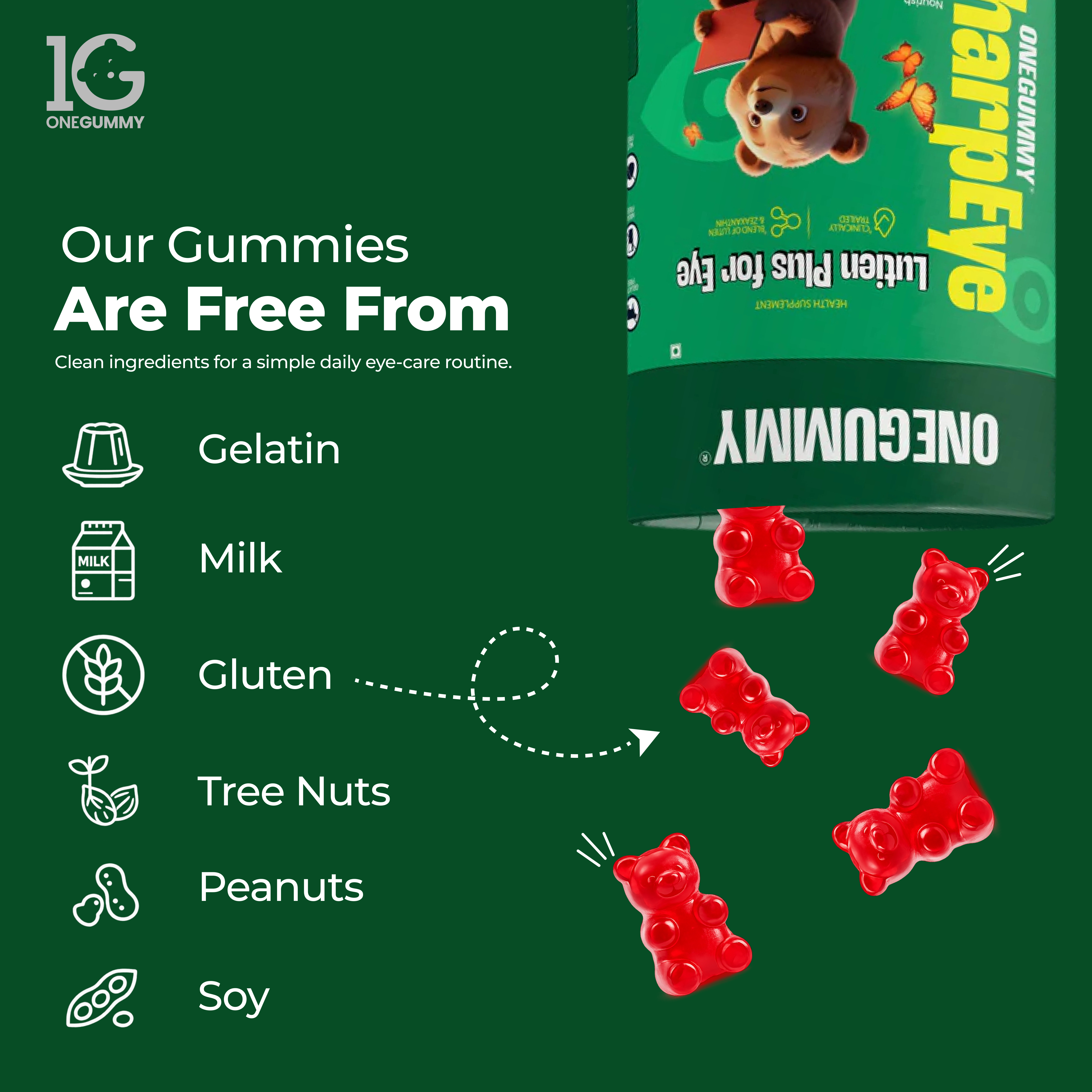 ONEGUMMY SHARP EYE —  Lutein + Zeaxanthin