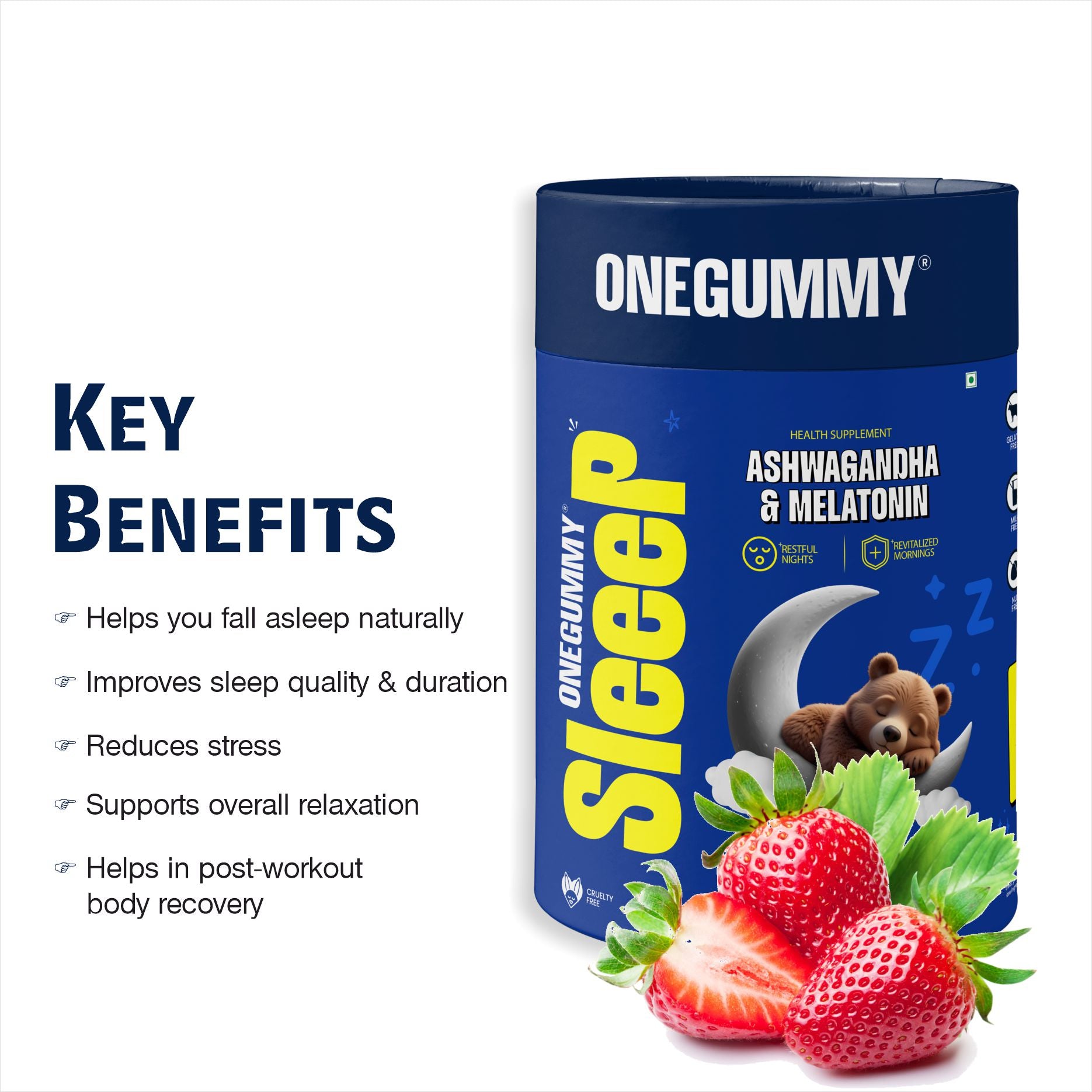 ONEGUMMY SLEEP —  Melatonin + Ashwagandha